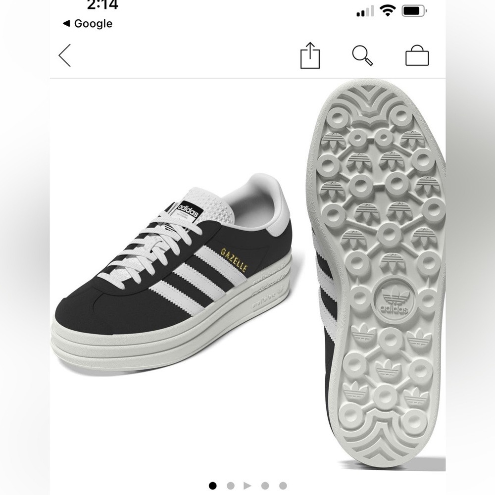 Adidas Gazelle Bold Platform Sneakers Women’s Size 5.5.